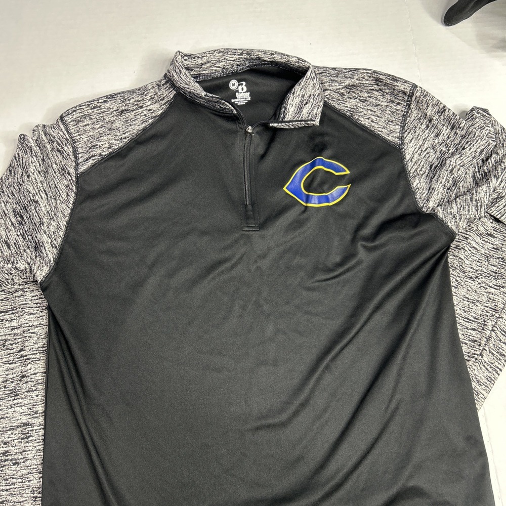 Badger Sports Men's Medium Pullover Quarter‎ Zip. 183